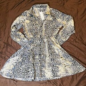 New Zara Leopard Dress